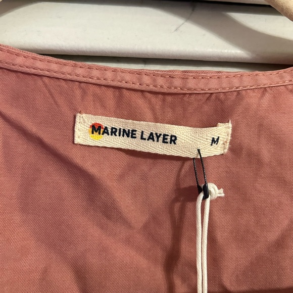 NWT Marine Layer Leonora Wrap Dress in Ash Rose, Size M - Picture 9 of 9